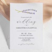 Unique Wedding Invitation Designs Lavender Einladung