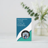 Unique Window Washing And Cleaning Service Visitenkarte (Stehend Vorderseite)