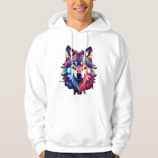 Unique Wolf Hoodie (Vorderseite)