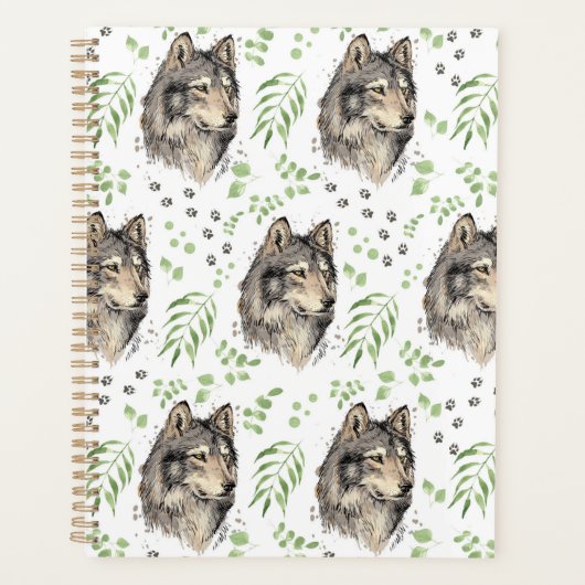 Unique Wolf Planner Journal Planer (Vorderseite)