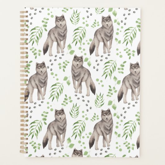 Unique Wolf Planner Journal Planer (Vorderseite)