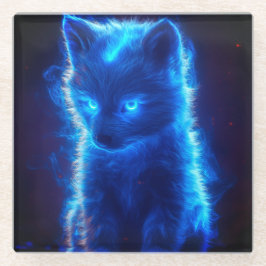 Unique Wolf Pup Untersetzer
