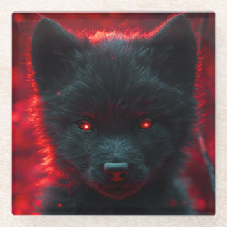 Unique Wolf Pup Untersetzer