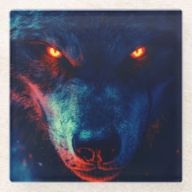 Unique Wolf Untersetzer