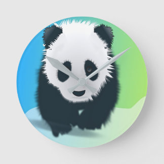 Unique WOLF / ZODIAC / GALAXY Design – Stylish Gif Runde Wanduhr