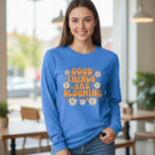 Unique Womens Tshirts Daisy Blue