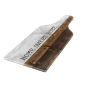 Unique Wood And Marble Home Sweet Home Schneidebrett (Ecke)