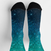 Unique Zen Custom Mantra Socks Socken (Oben)