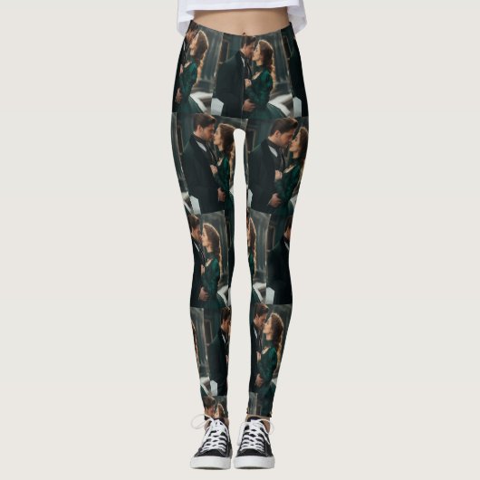 UniqueLeggings mit eigenem, individuellem Design Leggings (Vorderseite)