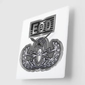 Uniquely Designed Commemorative Senior EOD Quadratische Wanduhr (Winkel)