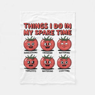 Unirgendwelche Tomaten Dinge, die ich in meiner Fr Fleecedecke