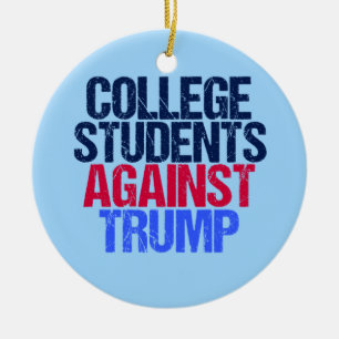 Unis gegen Trump Keramikornament