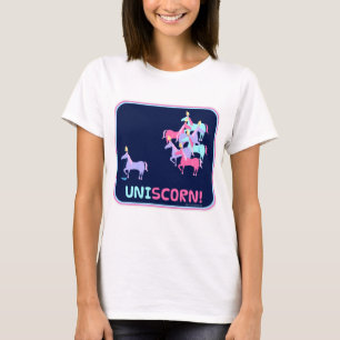 Uniscorn Funny Unicorn Bullying Design T-Shirt