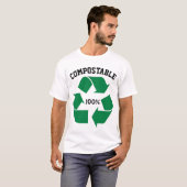 unisex 100% Compostable T-Shirt (Vorne ganz)