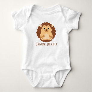 Unisex Baby Igel hinzufügen Strampler