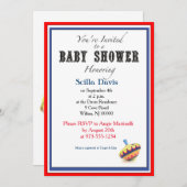 Unisex Baby Shower Einladung Vintag Spinning Top (Vorne/Hinten)