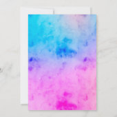 Unisex Babyspiel-Party Einladung (Rückseite)