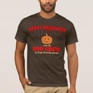Unisex Boo Crew Therapie Büro Halloween T-Shirt