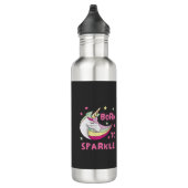 Unisex Born to Sparkle Edelstahlflasche (Rechts)