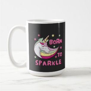 Unisex Born to Sparkle Kaffeetasse