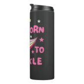 Unisex Born to Sparkle Thermosbecher (Nach rechts gedreht)