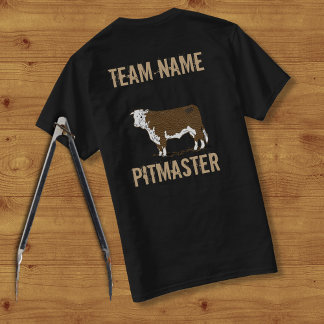 Unisex Bull Custom GRILLEN Team Pitmaster T-Shirt