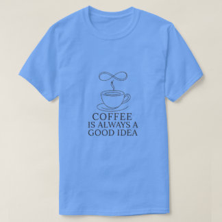 Unisex-Café-Shirt mit Grafikdruck - Eine gute Idee T-Shirt