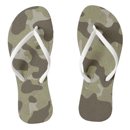 Unisex-Camouflage Flip Flops Badesandalen (Fußbett)