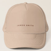 Unisex Cap Customizable with Name or Phrase Truckerkappe (Vorderseite)