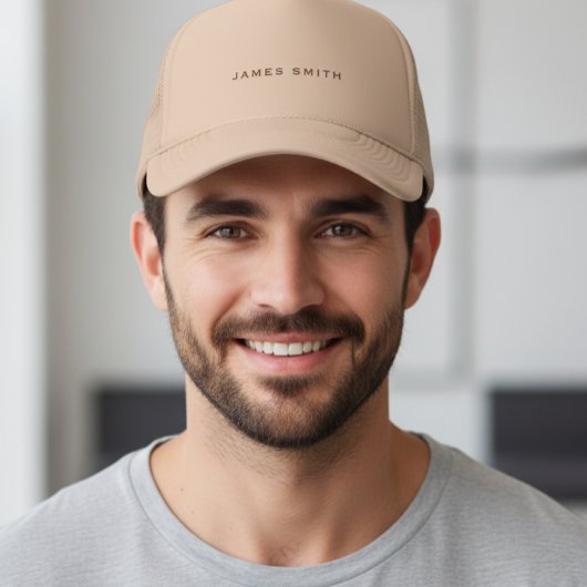Unisex Cap Customizable with Name or Phrase Truckerkappe