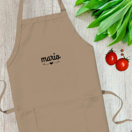 Unisex cooking apron, Adjustable apron Lange Schürze