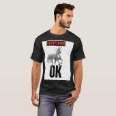 Unisex Crewneck T - Shirt kombiniert d (Vorne ganz)