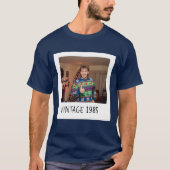 Unisex Custom Vintage Photo And Year Shirt  (Vorderseite)
