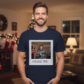 Unisex Custom Vintage Photo And Year Shirt 
