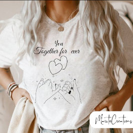 Unisex  for couples to celebrate Valentine´s day. T-Shirt