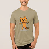 Unisex Funny & Trendy Cat Graphic T-Shirt - Tee  (Vorderseite)