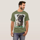 Unisex, furchtbar, dunkle Schatten, T-Shirt (Vorne ganz)