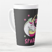 Unisex Geboren zu Sparkle Milchtasse (Linke Ecke)