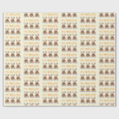 unisex Geschenkpackung für Triplets, Packpapier (Flach)