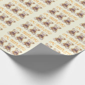 unisex Geschenkpackung für Triplets, Packpapier (Ecke)