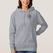 Unisex Gray Hoodie Sweatshirt Custom Logo S to 3XL (Vorderseite)