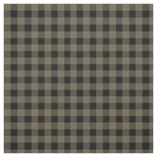 Unisex Grey Black Kariert Checkered Buffalo Muster Stoff (Muster)