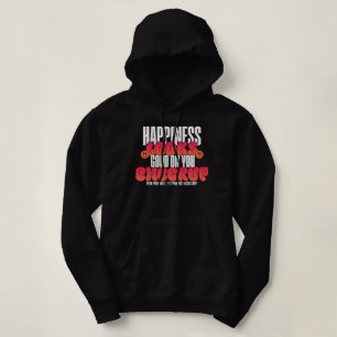 UNISEX HAPPY LOOK CHEER UP PULLOVER HOODIE 