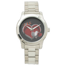 Unisex Herz Magic Oversified Silver Bracelet Watch