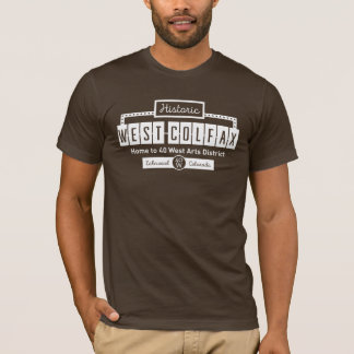 Unisex Historisches West Colfax Brown T-Shirt