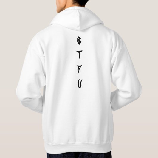 Unisex Hoodie STFU Vertical Reverse (Rückseite)