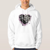 Unisex hoodie with a charming couple design (Vorderseite)