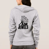 unisex Jacke Hoodie (Rückseite)