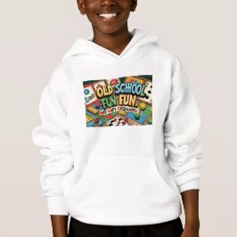 Unisex Kids Hoodie- Retro Nostalgie Hoodie. Hoodie