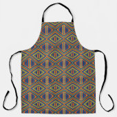 Unisex Long Apron with Unique Pattern Schürze (Vorderseite)